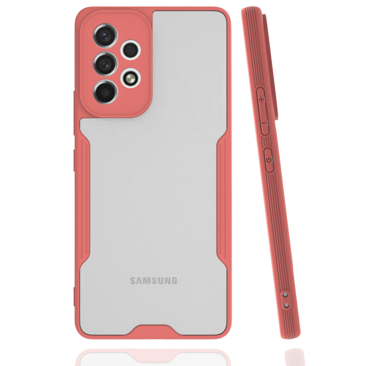 Newface Samsung Galaxy A33 5G Kılıf Platin Silikon