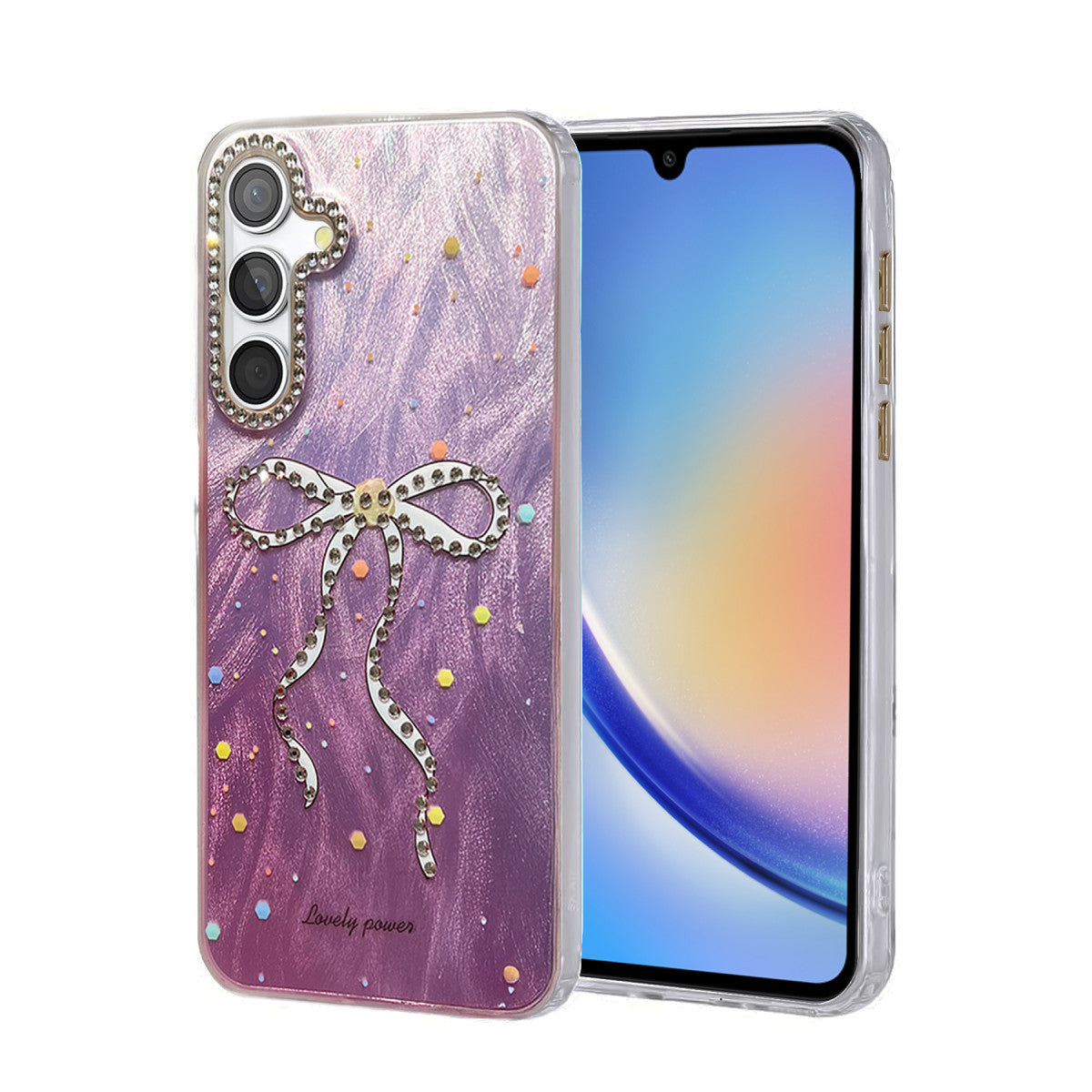 Newface Samsung Galaxy A34 5G Kılıf Blade Aynalı Desenli Kapak