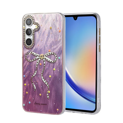 Newface Samsung Galaxy A34 5G Kılıf Blade Aynalı Desenli Kapak