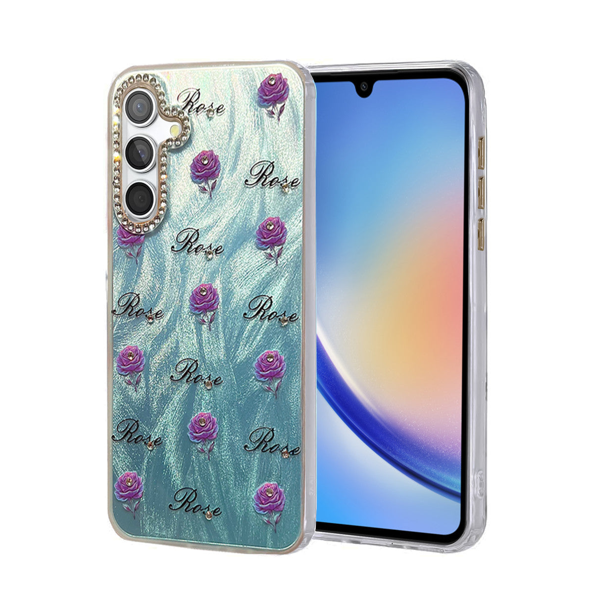 Newface Samsung Galaxy A34 5G Kılıf Blade Aynalı Desenli Kapak