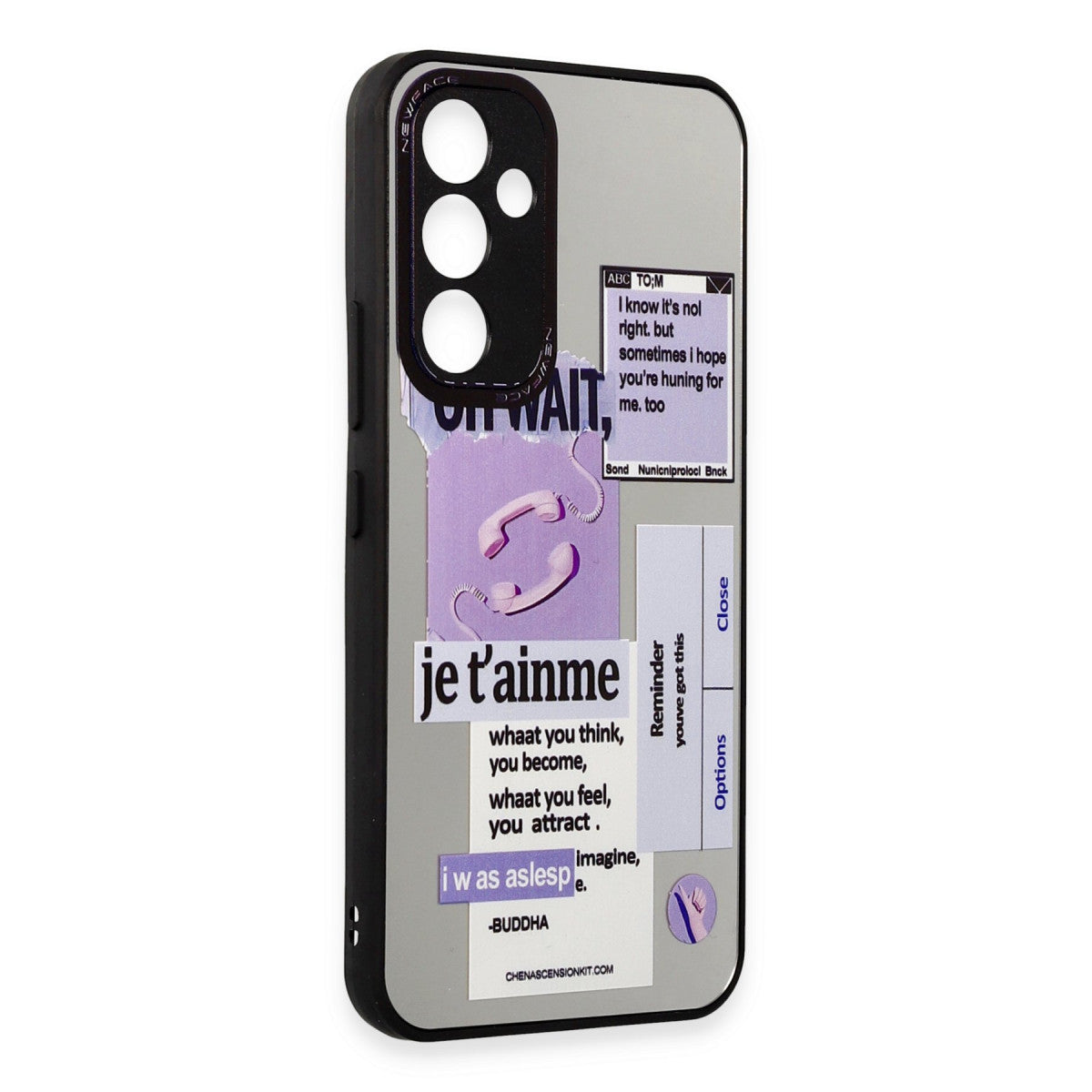 Newface Samsung Galaxy A34 5G Kılıf Mirror Desenli Kapak - Mirror