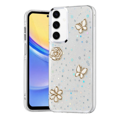 Newface Samsung Galaxy A35 5G Fiyonk Desenli Kapak