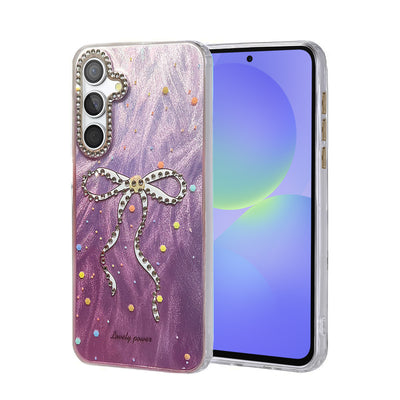 Newface Samsung Galaxy A36 Kılıf Blade Aynalı Desenli Kapak