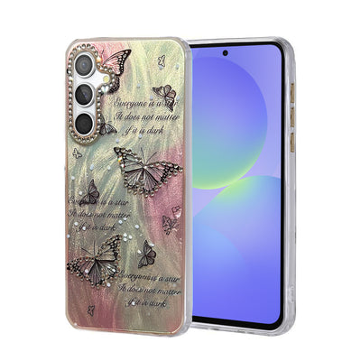 Newface Samsung Galaxy A36 Kılıf Blade Aynalı Desenli Kapak