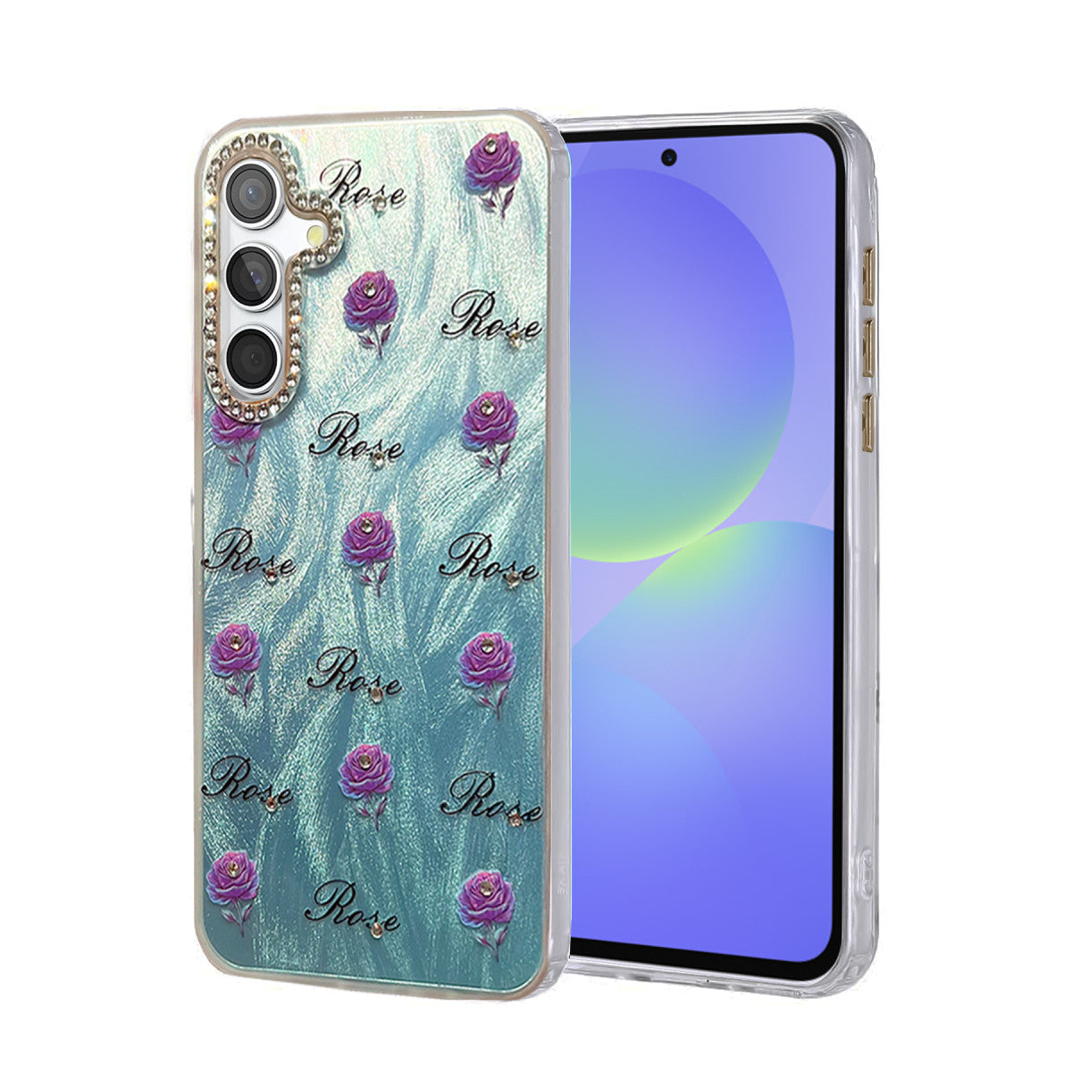 Newface Samsung Galaxy A36 Kılıf Blade Aynalı Desenli Kapak