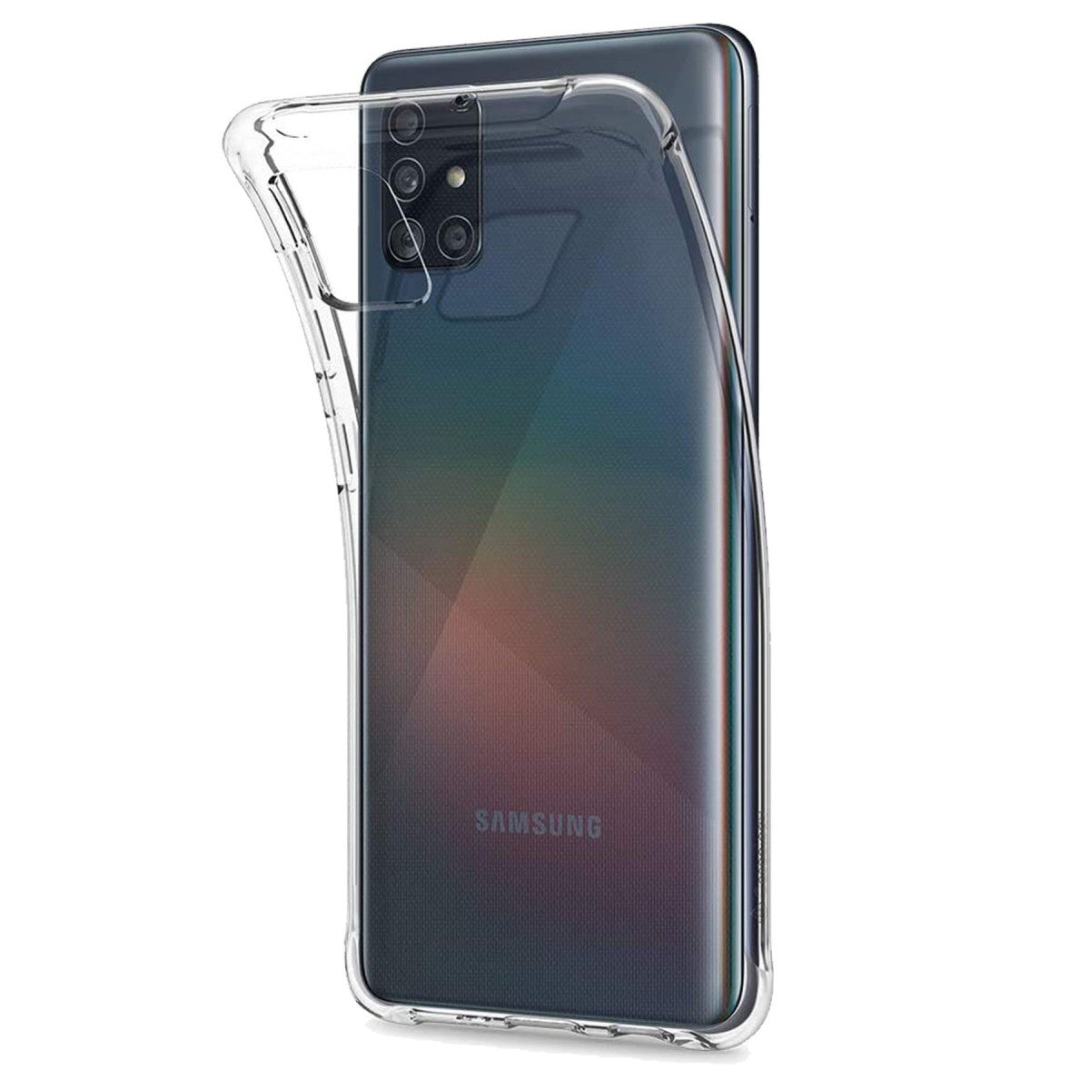 Newface Samsung Galaxy A51 Kılıf Lüx Şeffaf Silikon