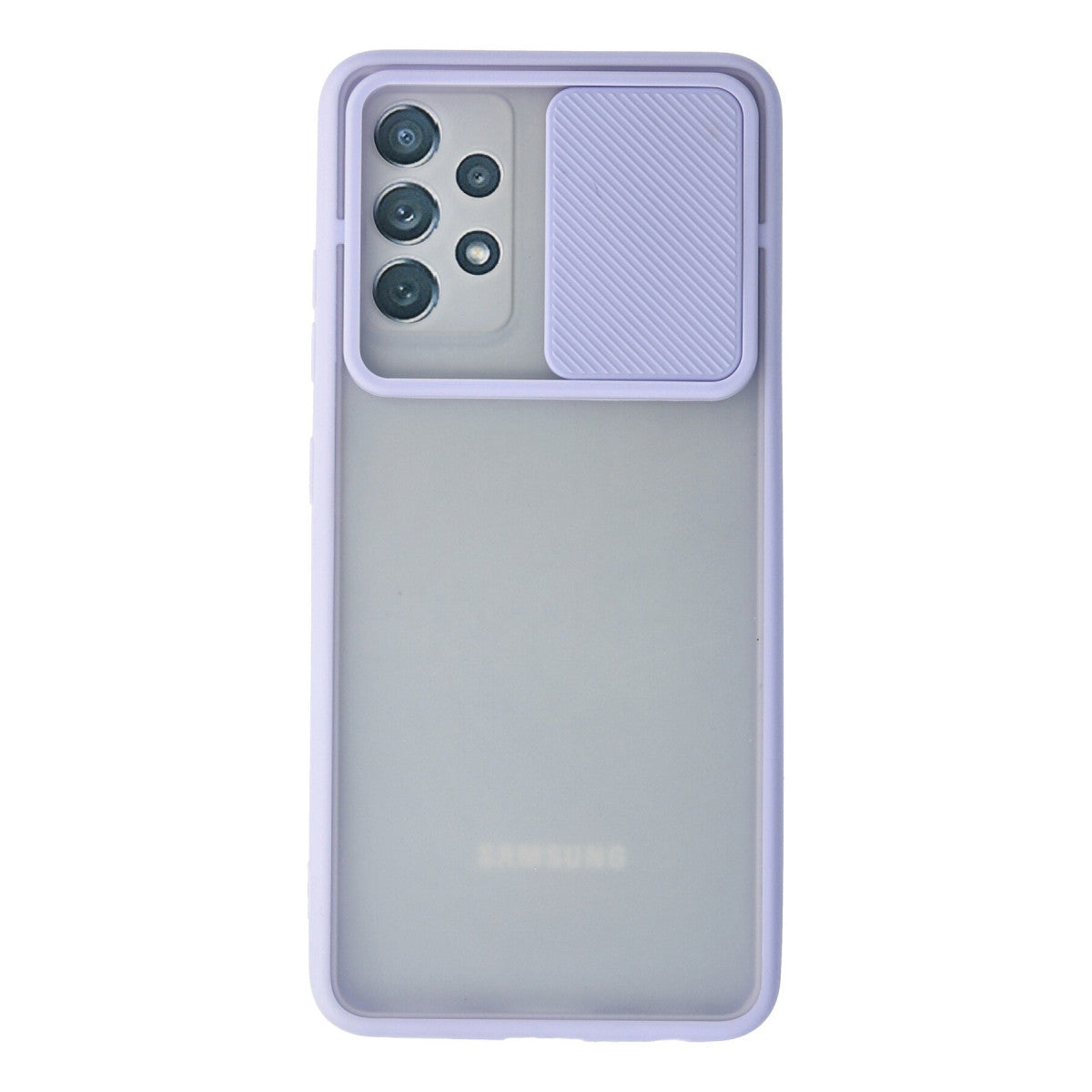Newface Samsung Galaxy A52 Kılıf Palm Buzlu Kamera Sürgülü Silikon