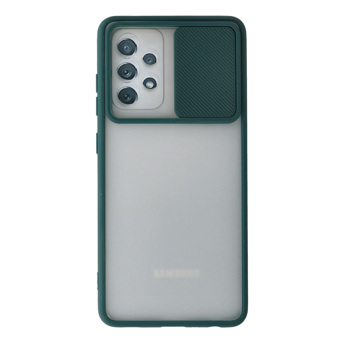 Newface Samsung Galaxy A52 Kılıf Palm Buzlu Kamera Sürgülü Silikon