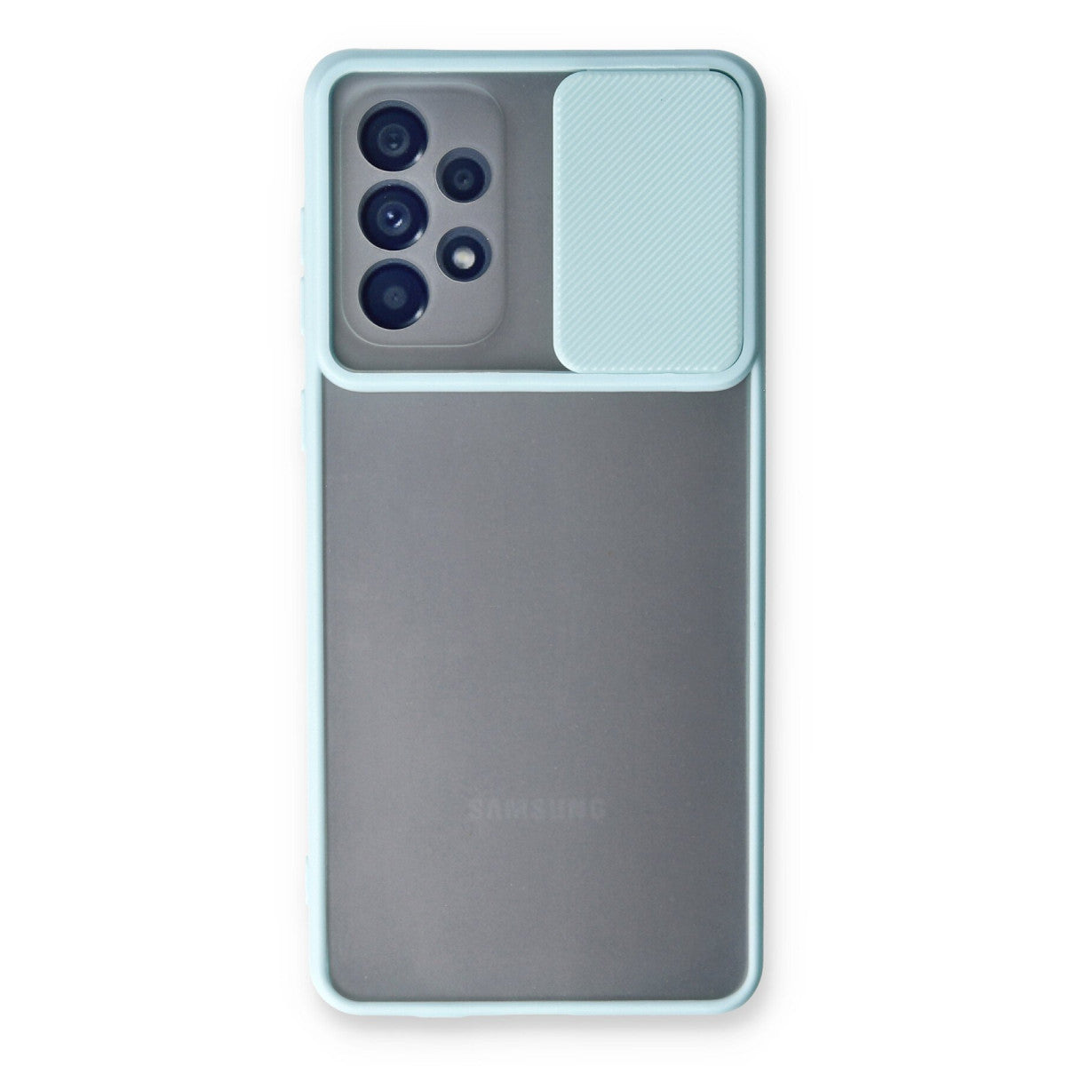 Newface Samsung Galaxy A53 5G Kılıf Palm Buzlu Kamera Sürgülü Silikon