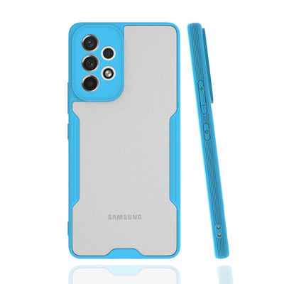 Newface Samsung Galaxy A53 5G Kılıf Platin Silikon