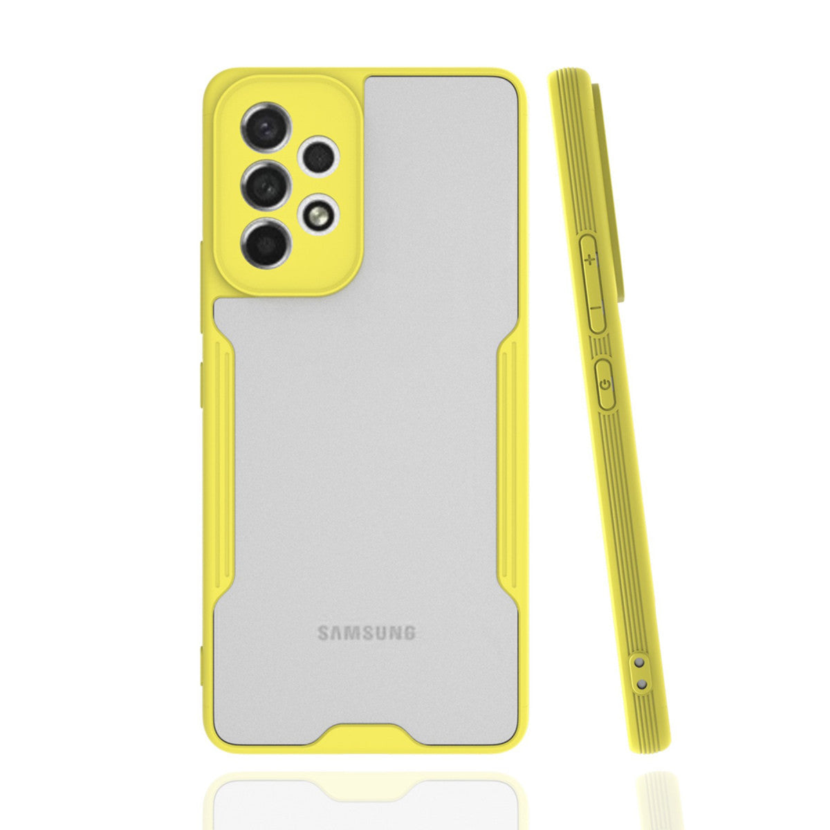 Newface Samsung Galaxy A53 5G Kılıf Platin Silikon