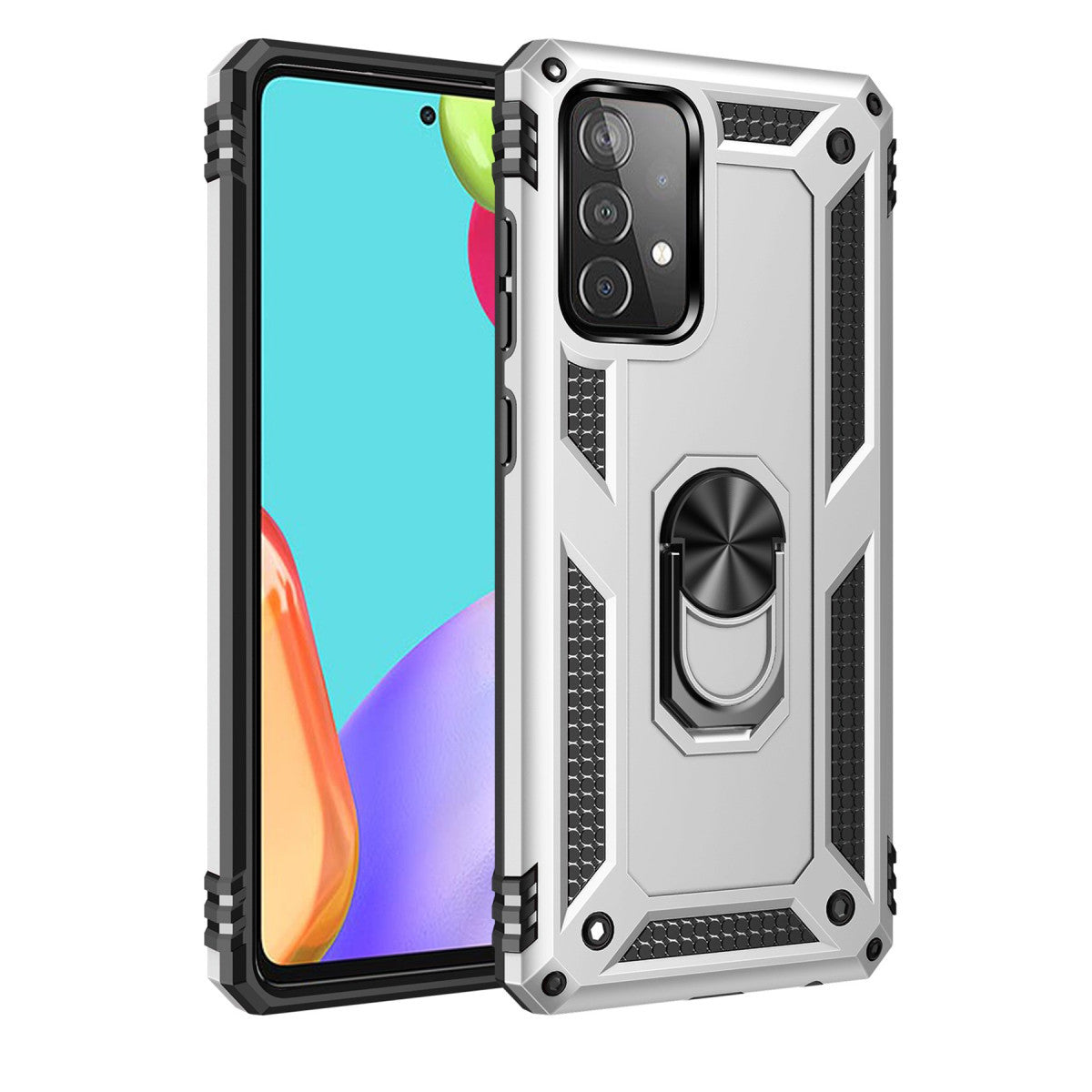 Newface Samsung Galaxy A53 5G Kılıf Sofya Yüzüklü Silikon Kapak