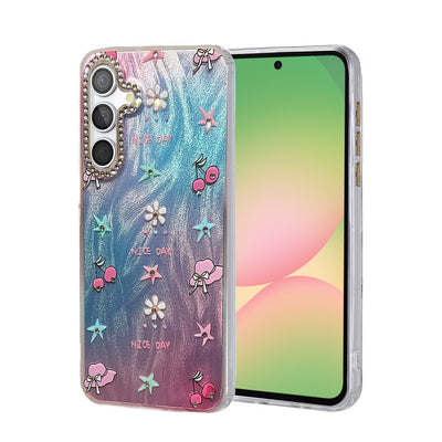 Newface Samsung Galaxy A56 Kılıf Blade Aynalı Desenli Kapak