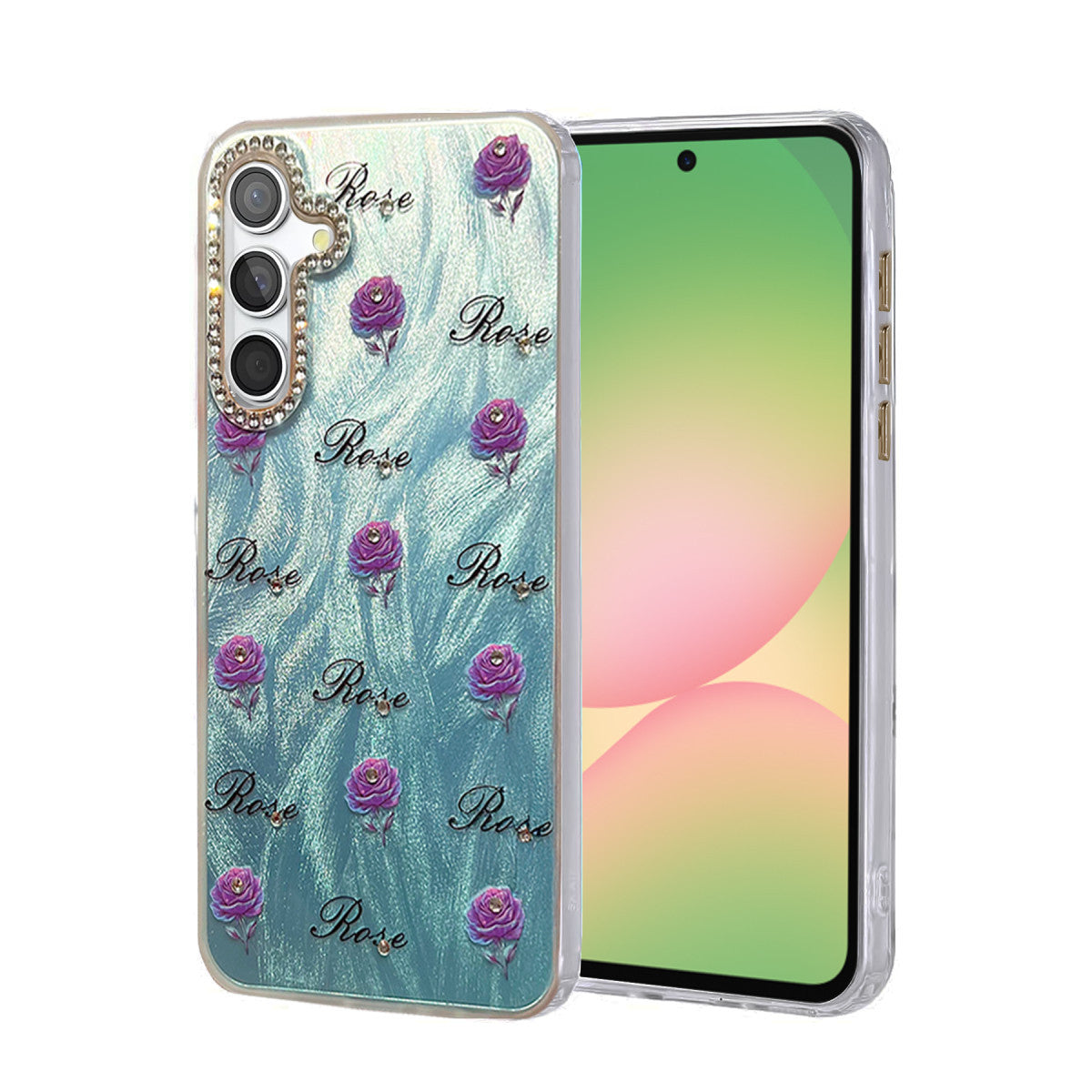 Newface Samsung Galaxy A56 Kılıf Blade Aynalı Desenli Kapak