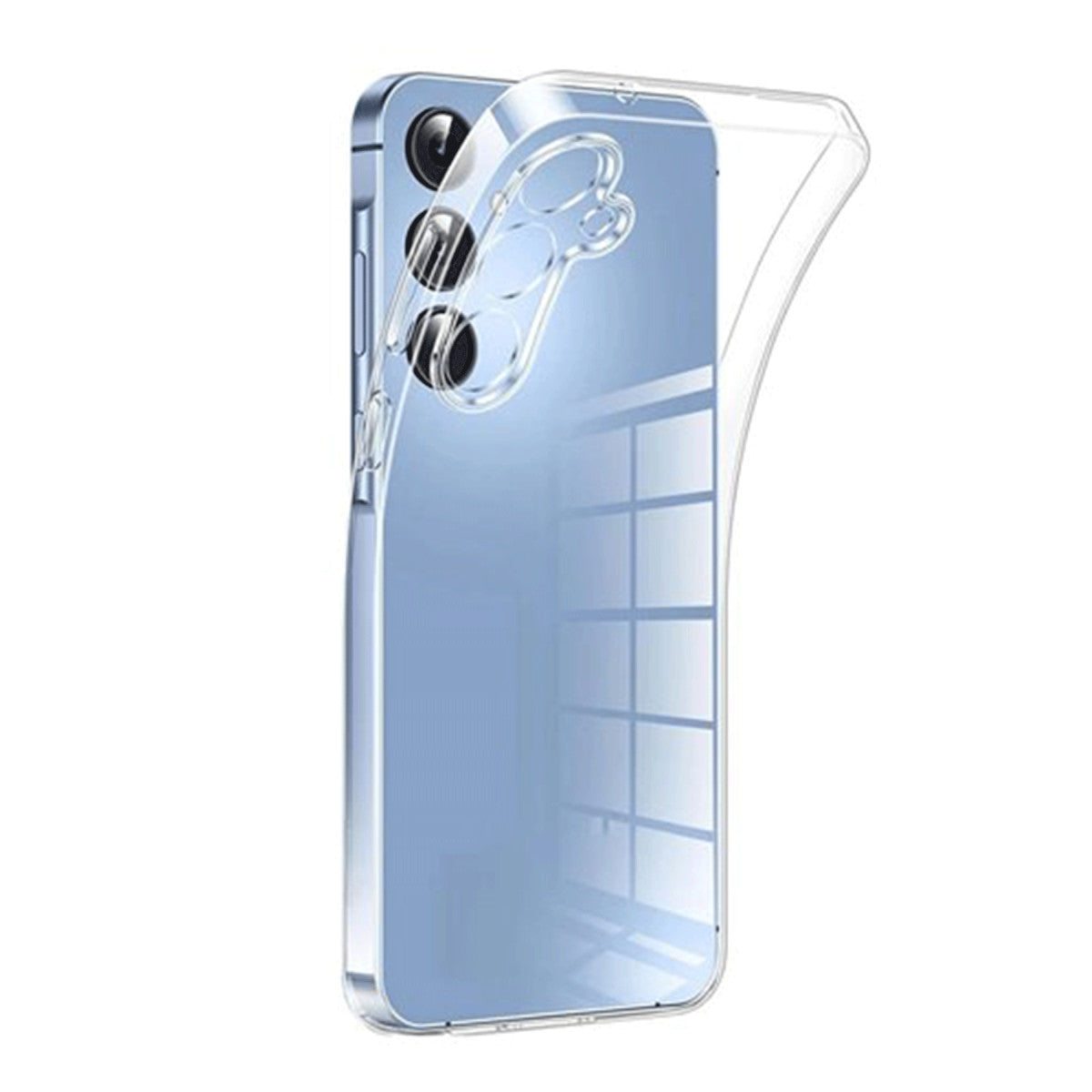 Newface Samsung Galaxy A56 Kılıf Lüx Şeffaf Silikon