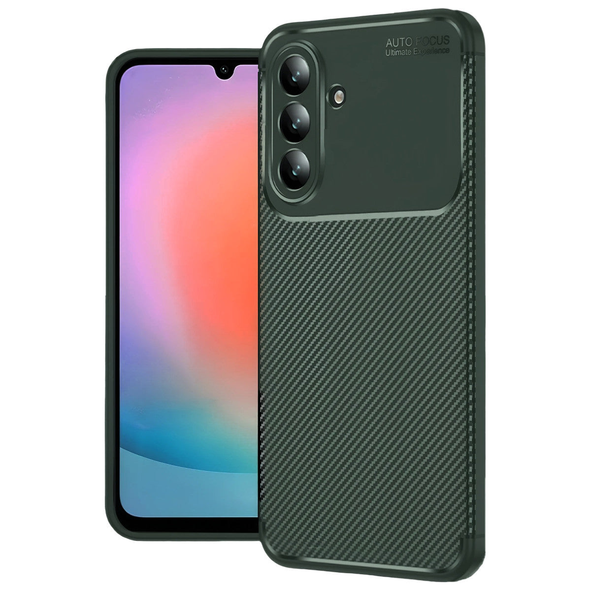 Newface Samsung Galaxy A57 5G Auto Focus Karbon Kapak