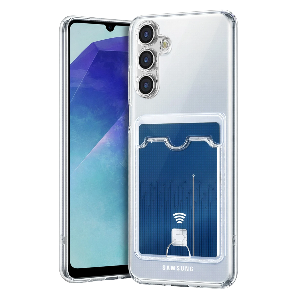 Newface Samsung Galaxy A57 5G Kart Şeffaf Silikon