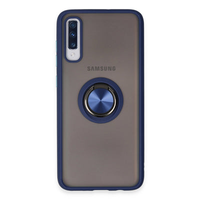 Newface Samsung Galaxy A70 Kılıf Montreal Yüzüklü Silikon Kapak