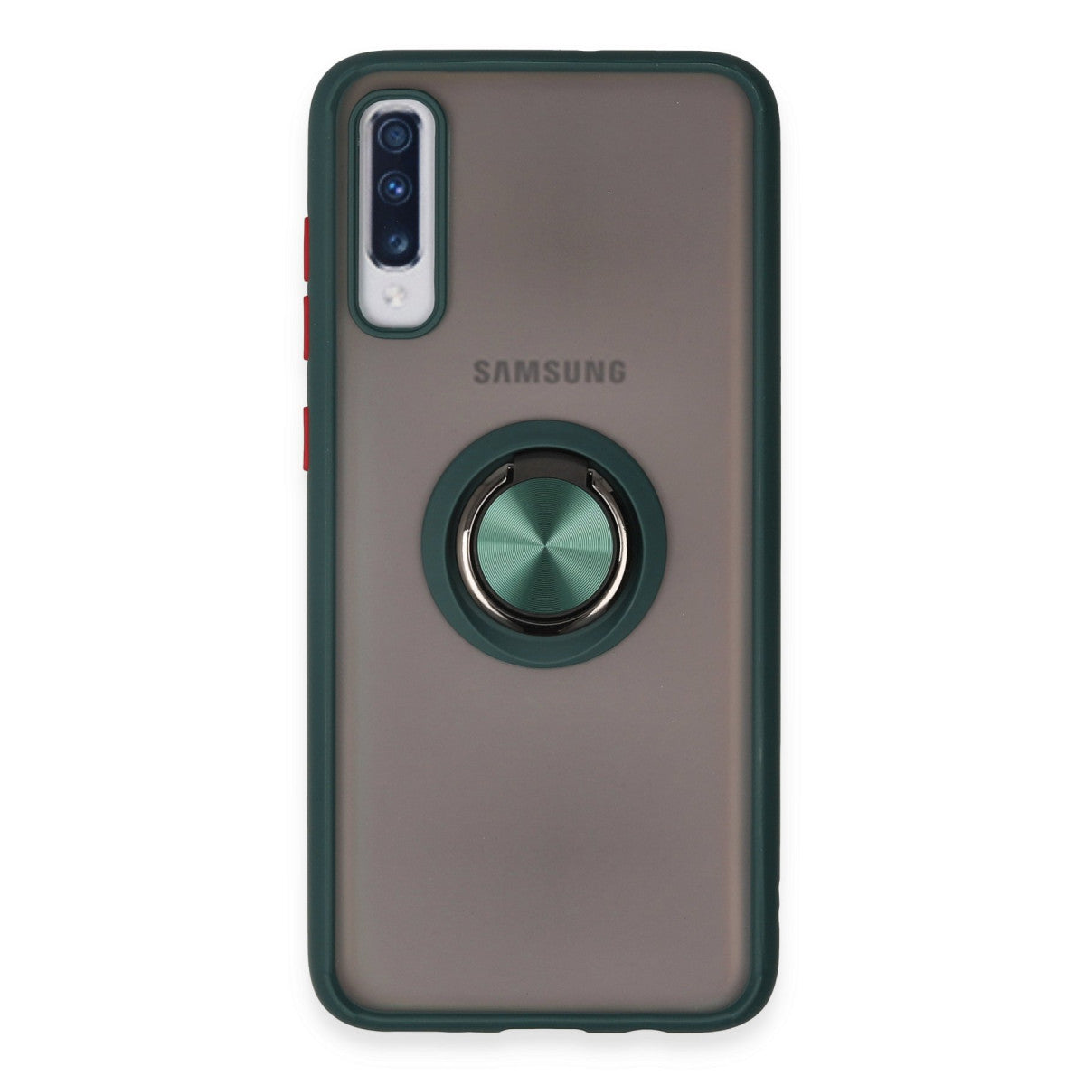 Newface Samsung Galaxy A70 Kılıf Montreal Yüzüklü Silikon Kapak