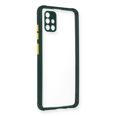 Newface Samsung Galaxy A71 Kılıf Miami Şeffaf Silikon