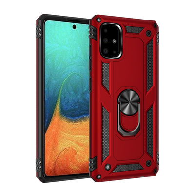Newface Samsung Galaxy A71 Kılıf Sofya Yüzüklü Silikon Kapak