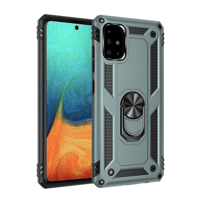 Newface Samsung Galaxy A71 Kılıf Sofya Yüzüklü Silikon Kapak