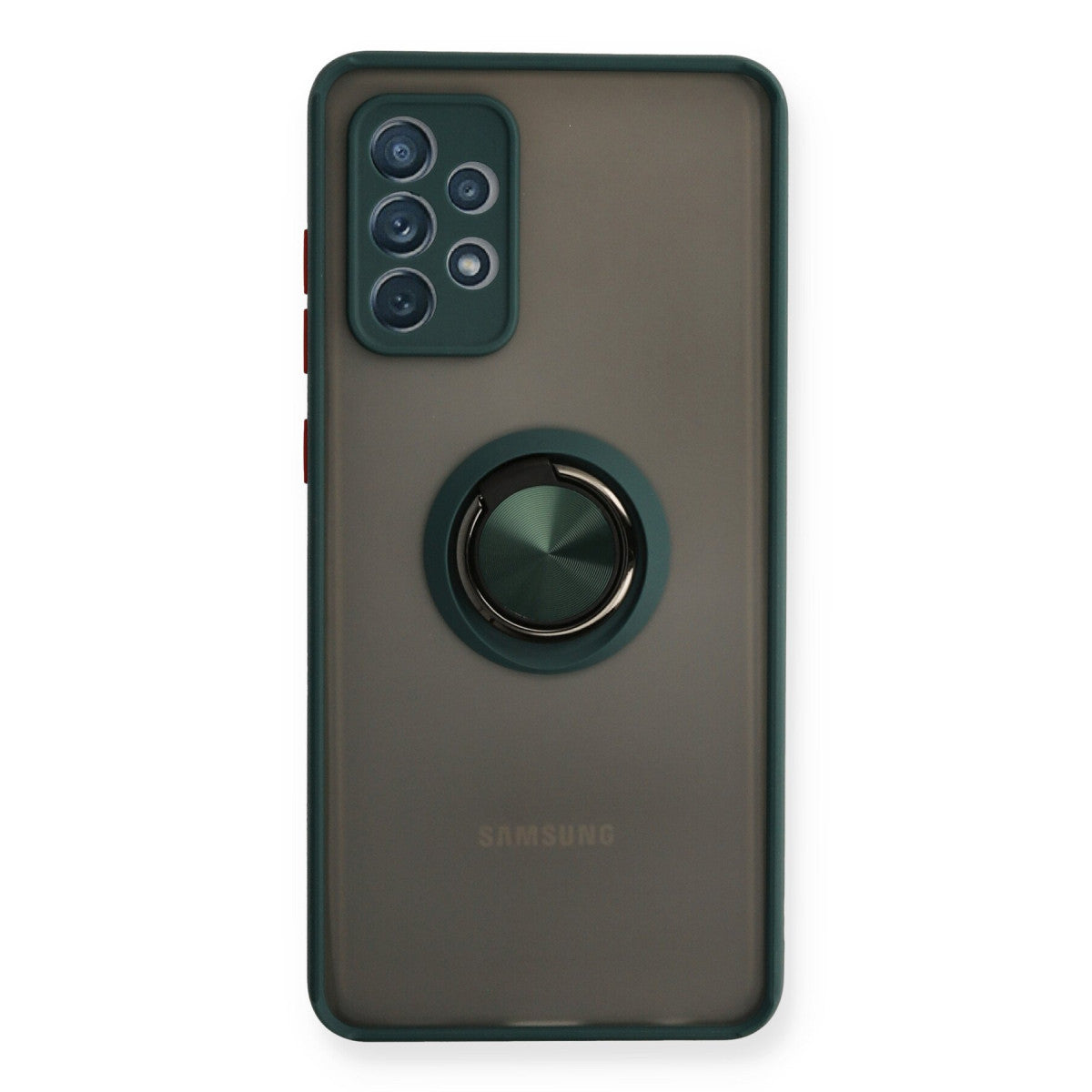 Newface Samsung Galaxy A72 Kılıf Montreal Yüzüklü Silikon Kapak