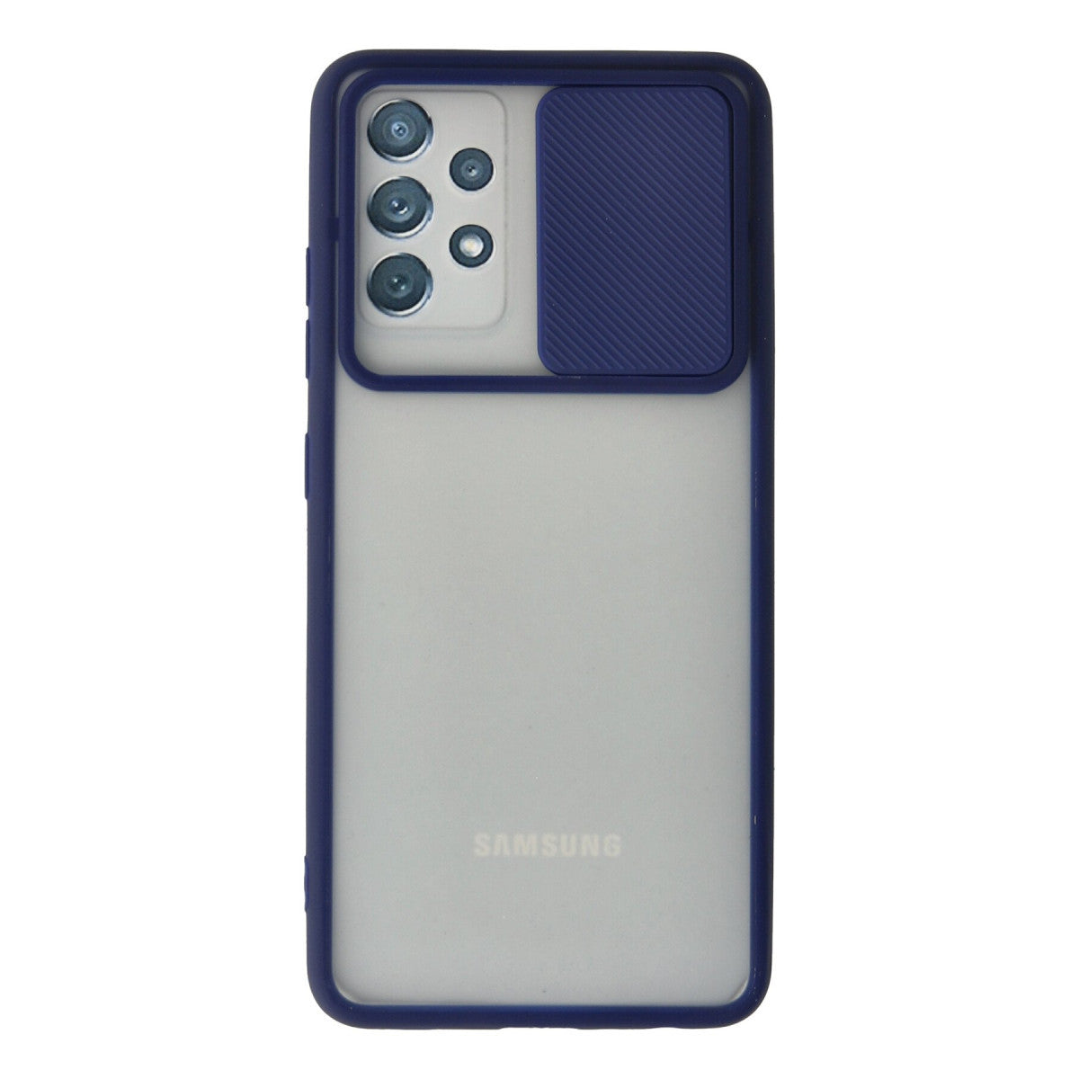 Newface Samsung Galaxy A72 Kılıf Palm Buzlu Kamera Sürgülü Silikon