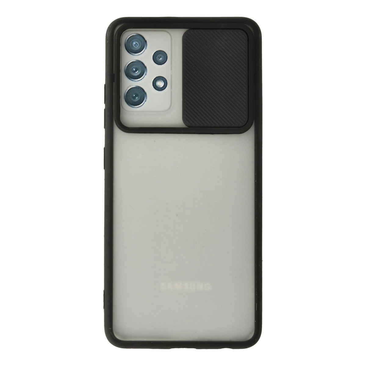 Newface Samsung Galaxy A72 Kılıf Palm Buzlu Kamera Sürgülü Silikon
