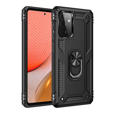 Newface Samsung Galaxy A72 Kılıf Sofya Yüzüklü Silikon Kapak