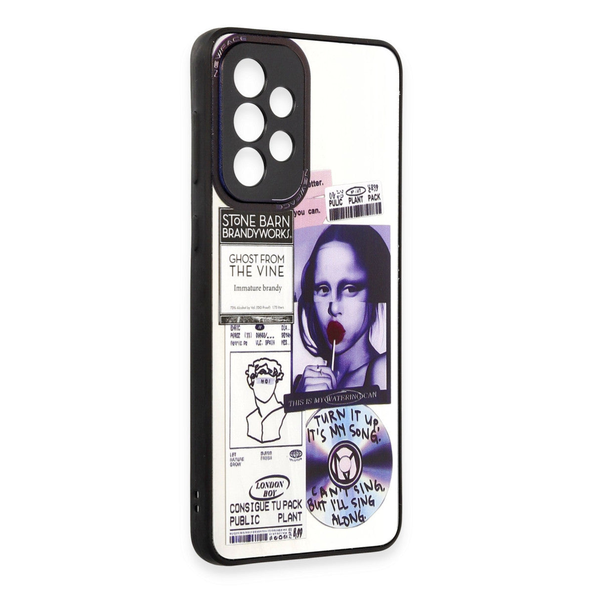 Newface Samsung Galaxy A73 5G Kılıf Mirror Desenli Kapak - Mirror
