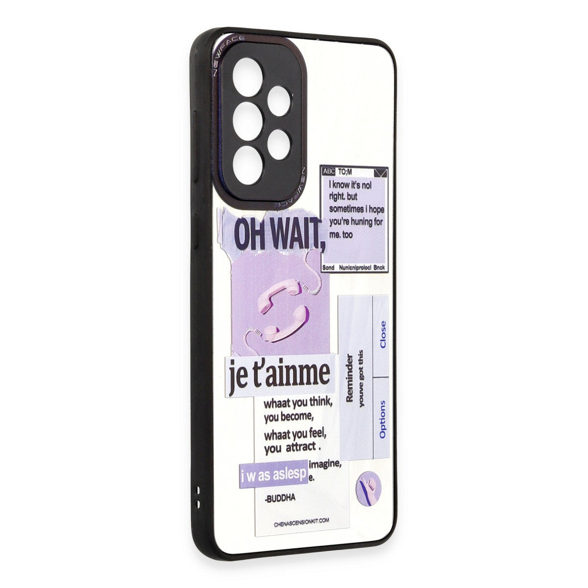 Newface Samsung Galaxy A73 5G Kılıf Mirror Desenli Kapak - Mirror