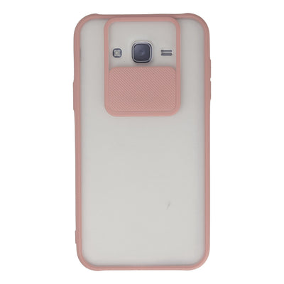 Newface Samsung Galaxy J7 Kılıf Palm Buzlu Kamera Sürgülü Silikon