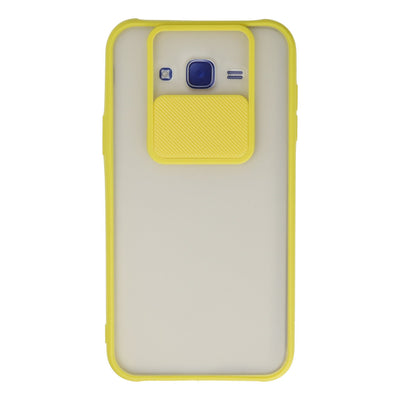 Newface Samsung Galaxy J7 Kılıf Palm Buzlu Kamera Sürgülü Silikon