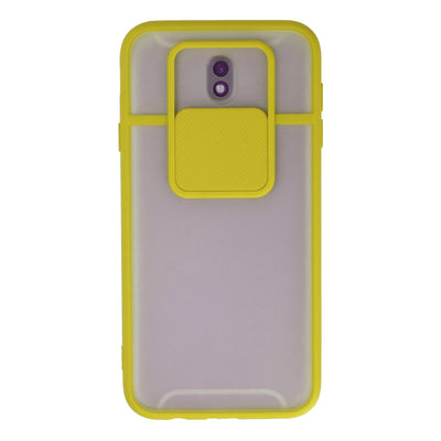 Newface Samsung Galaxy J7 Pro / J730 Kılıf Palm Buzlu Kamera Sürgülü Silikon