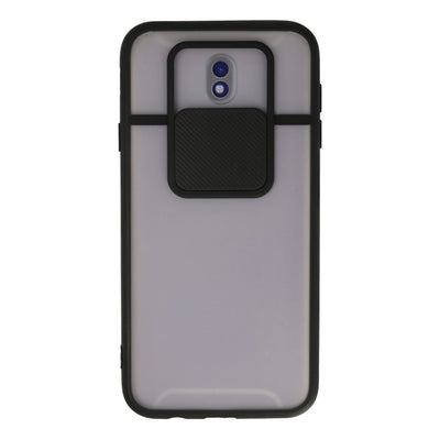 Newface Samsung Galaxy J7 Pro / J730 Kılıf Palm Buzlu Kamera Sürgülü Silikon