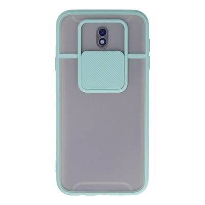 Newface Samsung Galaxy J7 Pro / J730 Kılıf Palm Buzlu Kamera Sürgülü Silikon