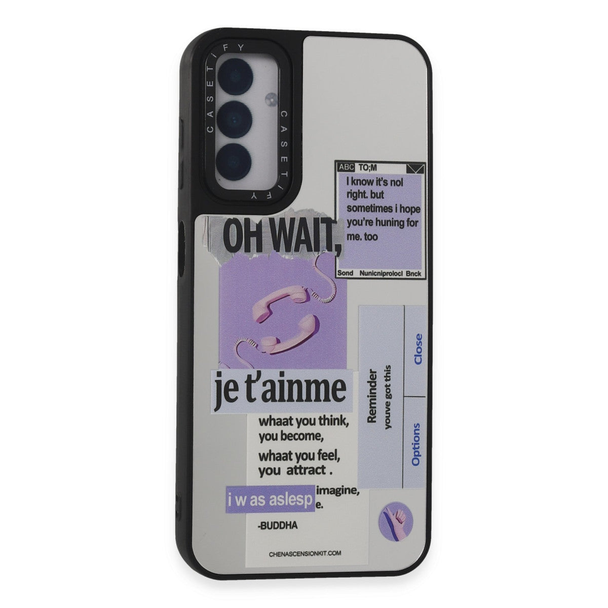 Newface Samsung Galaxy M14 5G Kılıf Mirror Desenli Kapak - Mirror