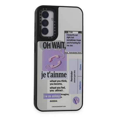 Newface Samsung Galaxy M14 5G Kılıf Mirror Desenli Kapak - Mirror