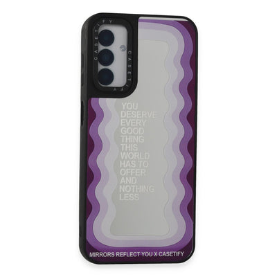 Newface Samsung Galaxy M14 5G Kılıf Mirror Desenli Kapak - Mirror