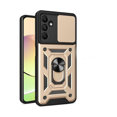 Newface Samsung Galaxy M15 Kılıf Pars Lens Yüzüklü Silikon