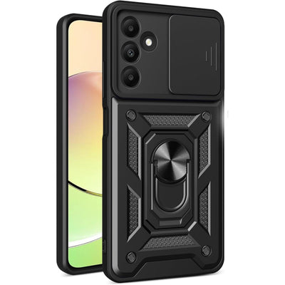 Newface Samsung Galaxy M15 Kılıf Pars Lens Yüzüklü Silikon