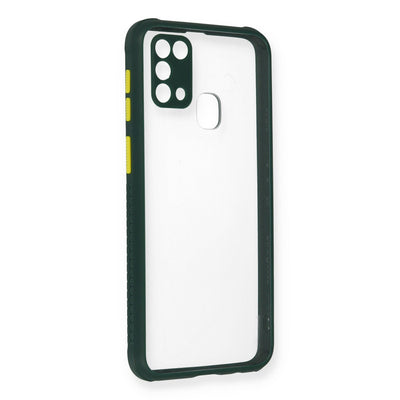 Newface Samsung Galaxy M31 Kılıf Miami Şeffaf Silikon