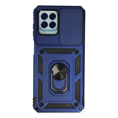 Newface Samsung Galaxy M33 Kılıf Pars Lens Yüzüklü Silikon