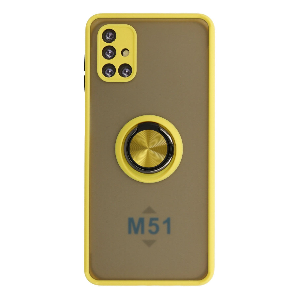 Newface Samsung Galaxy M51 Kılıf Montreal Yüzüklü Silikon Kapak