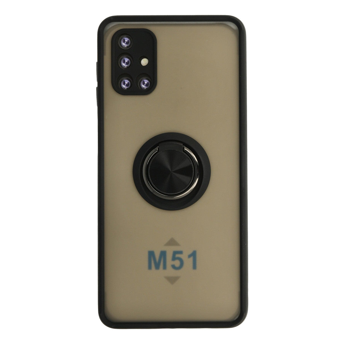 Newface Samsung Galaxy M51 Kılıf Montreal Yüzüklü Silikon Kapak