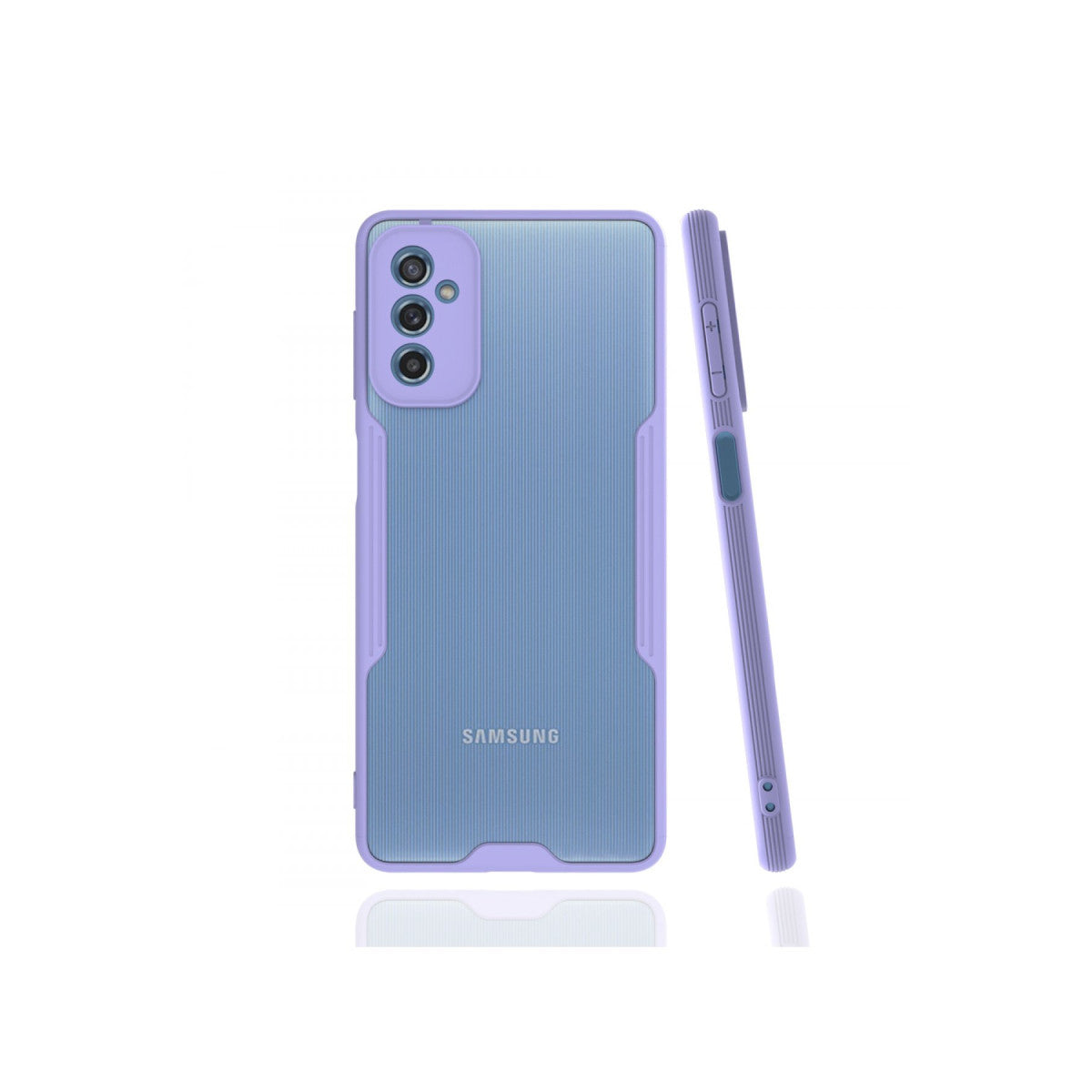 Newface Samsung Galaxy M52 5G Kılıf Platin Silikon