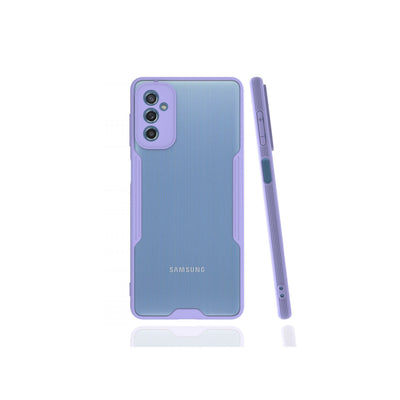 Newface Samsung Galaxy M52 5G Kılıf Platin Silikon