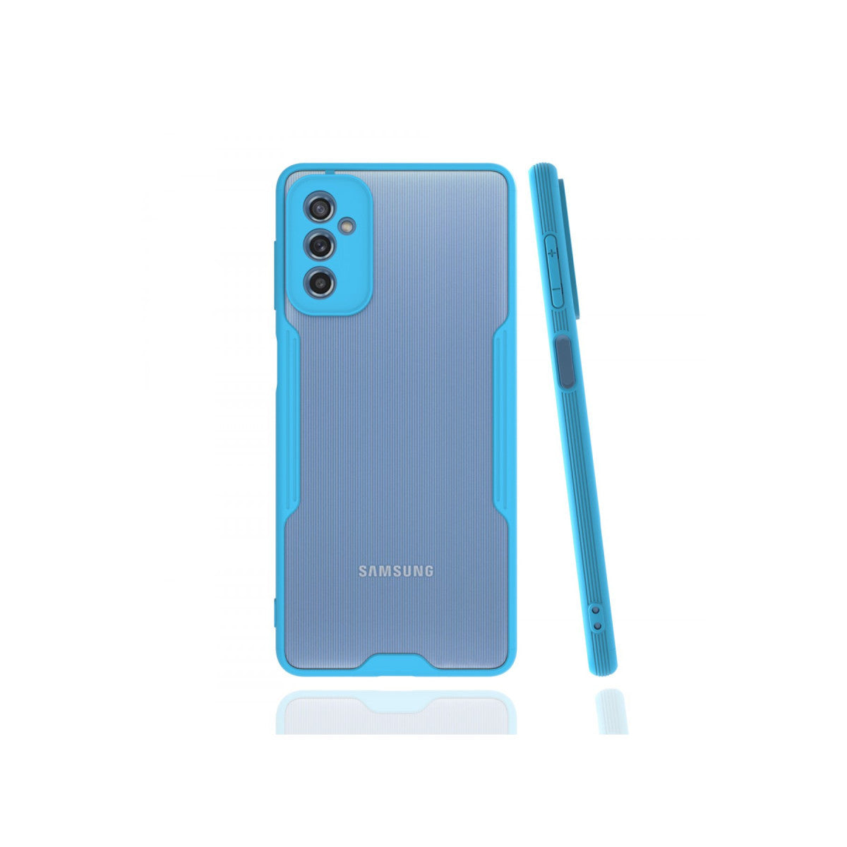 Newface Samsung Galaxy M52 5G Kılıf Platin Silikon