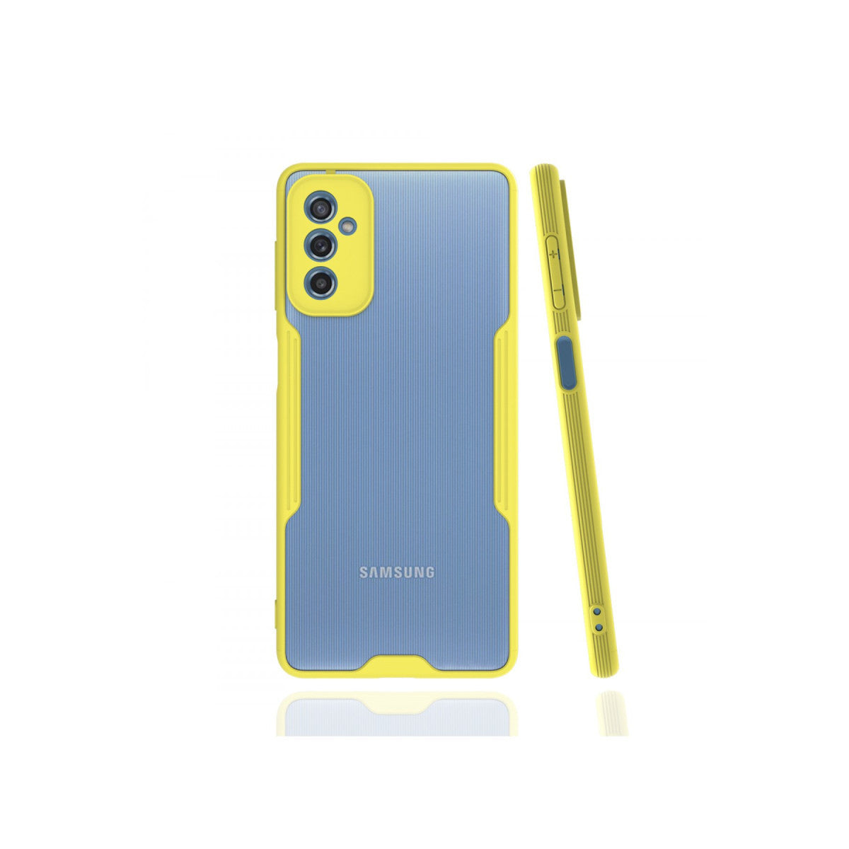 Newface Samsung Galaxy M52 5G Kılıf Platin Silikon